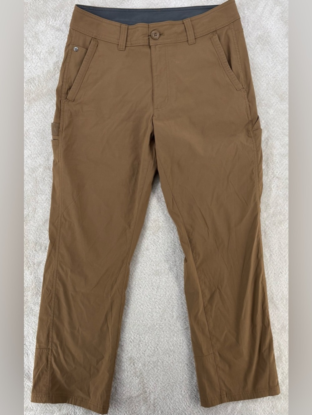 Eddie Bauer First Ascent Men's Hiking Pants 32x30 Brown Outdoor Trail Performanc